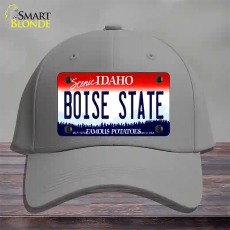 Boise State Novelty License Plate Hat Cotton / Gray