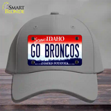 Go Broncos Novelty License Plate Hat Cotton / Gray