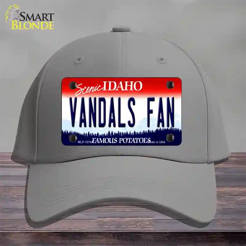 Vandals Fan Novelty License Plate Hat Cotton / Gray