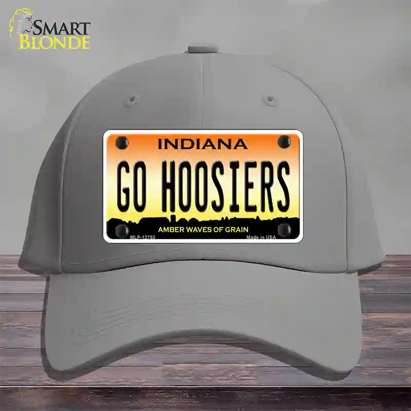 Go Hoosiers Novelty License Plate Hat Tag Cotton / Gray