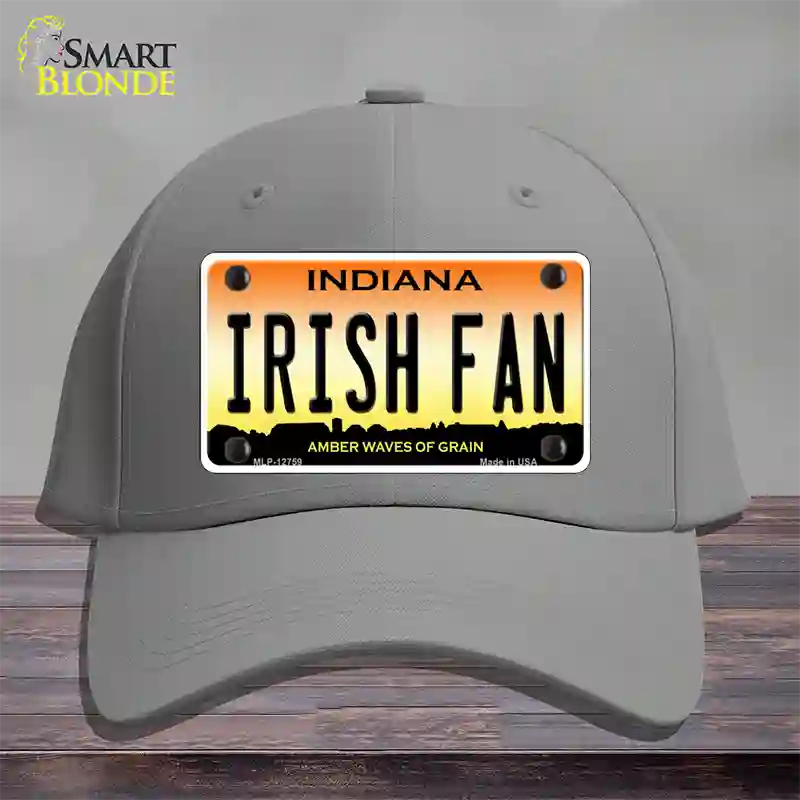 Irish Fan Novelty License Plate Hat Tag Cotton / Gray