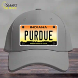 Purdue Novelty License Plate Hat Tag Cotton / Gray