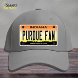 Purdue Fan Novelty License Plate Hat Tag Cotton / Gray