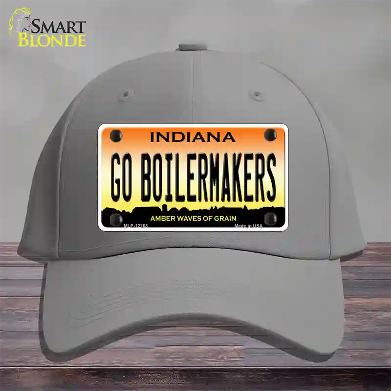 Go Boilermakers Novelty License Plate Hat Tag Cotton / Gray