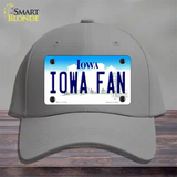 Iowa Fan Novelty License Plate Hat Tag Cotton / Gray