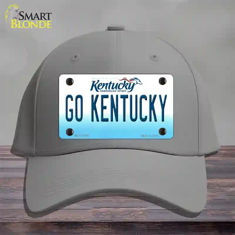 Go Kentucky Novelty License Plate Hat Tag Cotton / Gray