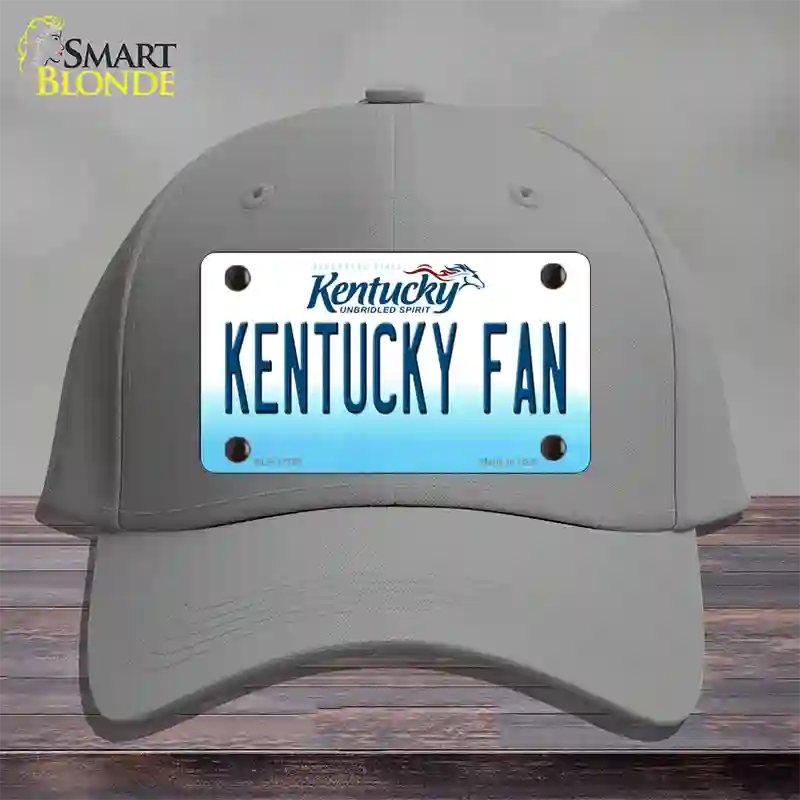 Kentucky Fan Novelty License Plate Hat Tag Cotton / Gray