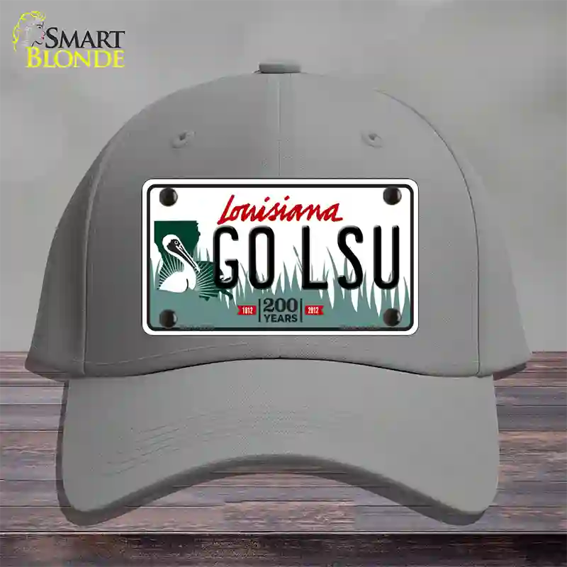 Go LSU Novelty License Plate Hat Tag Cotton / Gray