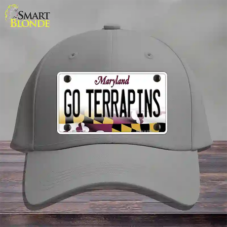 Go Terrapins Novelty License Plate Hat Tag Cotton / Gray