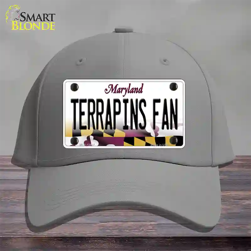 Terrapins Fan Novelty License Plate Hat Tag Cotton / Gray