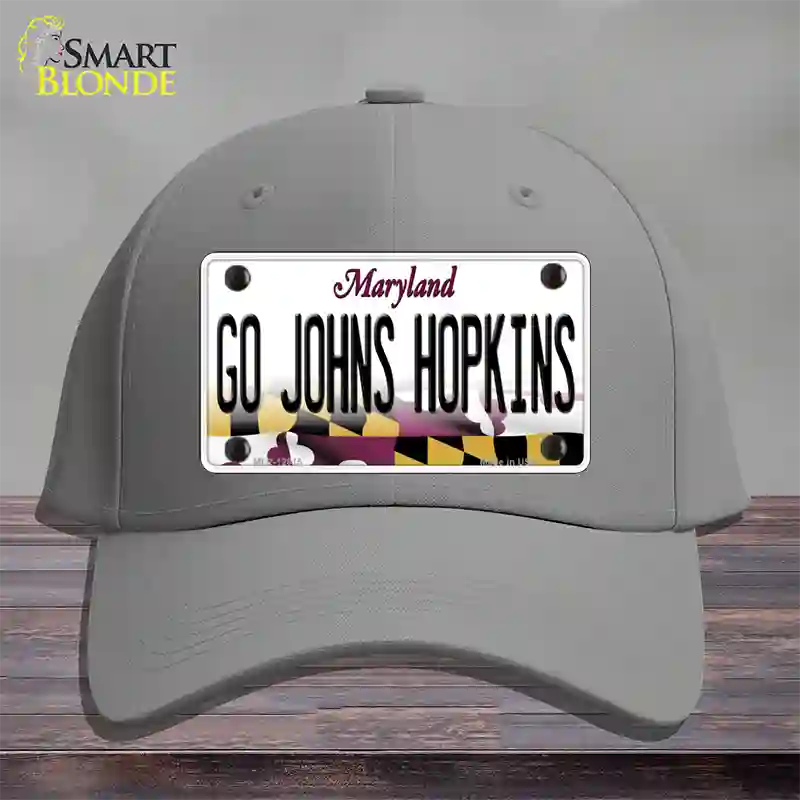 Go Johns Hopkins Novelty License Plate Hat Cotton / Gray