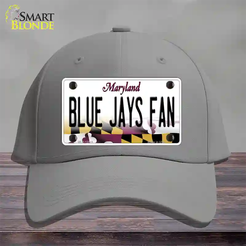 Blue Jays Fan Novelty License Plate Hat Cotton / Gray