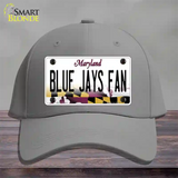 Blue Jays Fan Novelty License Plate Hat Cotton / Gray