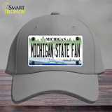 Michigan State Fan Novelty License Plate Hat Cotton / Gray