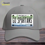 Go Spartans Novelty License Plate Hat Cotton / Gray