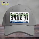 Spartans Fan Novelty License Plate Hat Cotton / Gray