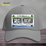 Western Michigan Novelty License Plate Hat Cotton / Gray