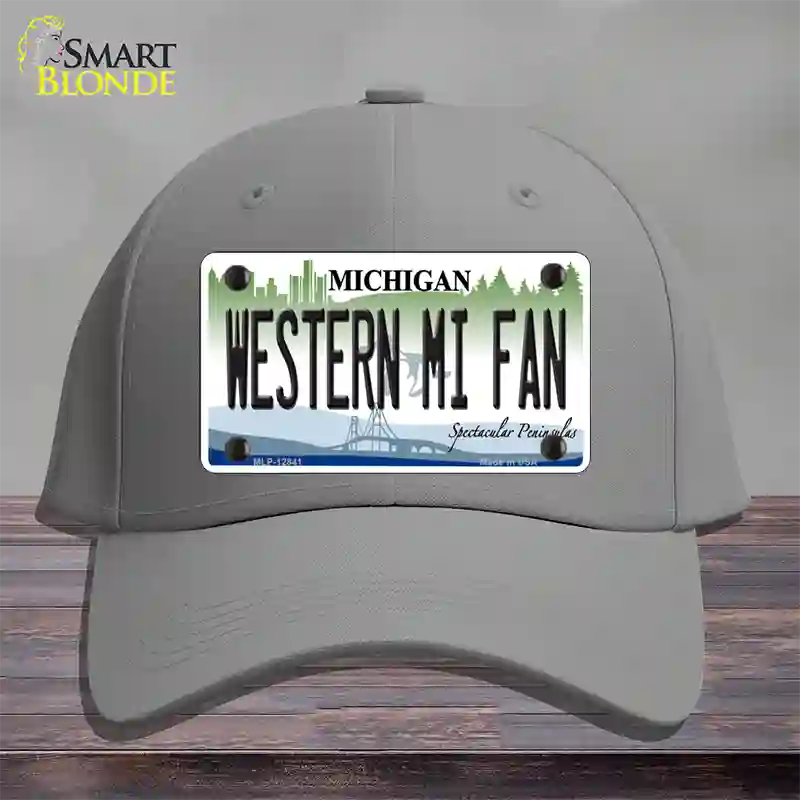 Western Michigan Fan Novelty License Plate Hat Cotton / Gray