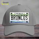 Broncos Michigan Novelty License Plate Hat Cotton / Gray