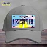 Mississippi Fan Novelty License Plate Hat Cotton / Gray