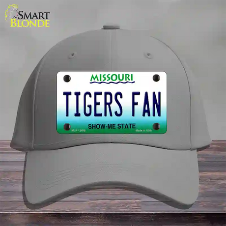 Tigers Fan Missouri Novelty License Plate Hat Cotton / Gray