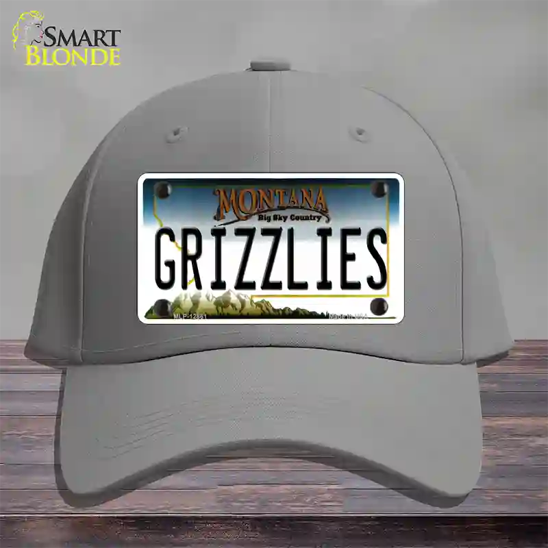 Grizzlies Novelty License Plate Hat Cotton / Gray