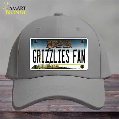 Grizzlies Fan Novelty License Plate Hat Cotton / Gray