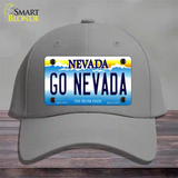 Go Nevada Novelty License Plate Hat Cotton / Gray