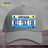 Wolf Pack Fan Novelty License Plate Hat Cotton / Gray