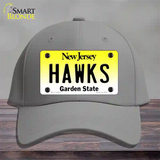 Hawks Novelty License Plate Hat Cotton / Gray