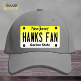 Hawks Fan New Jersey Novelty License Plate Hat Cotton / Gray