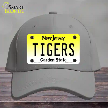 Tigers Novelty License Plate Hat Cotton / Gray