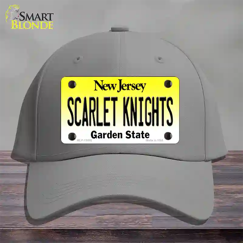 Scarlet Knights Novelty License Plate Hat Cotton / Gray