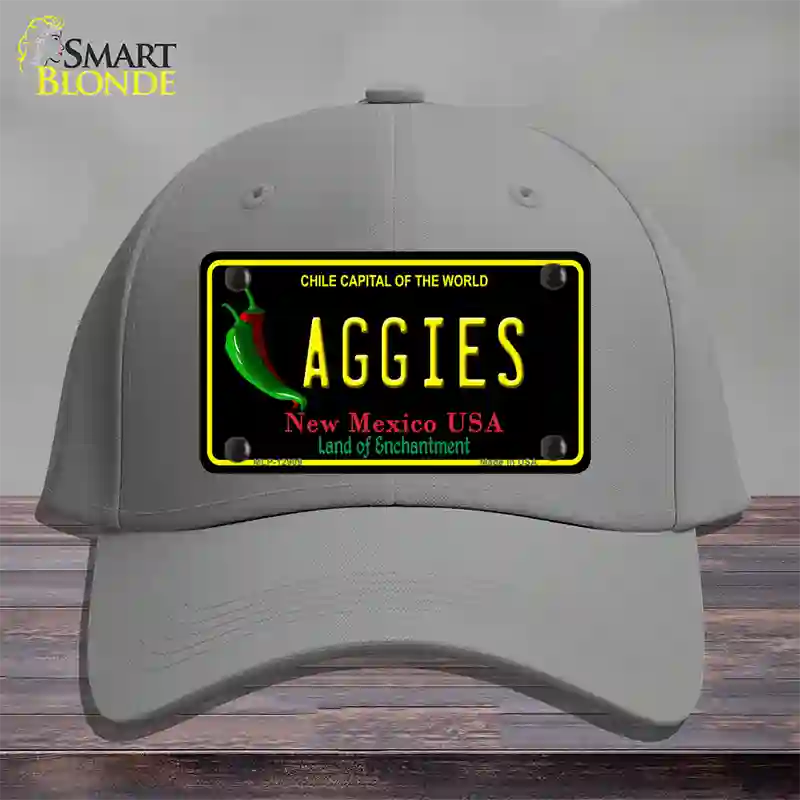 Aggies Novelty License Plate Hat Cotton / Gray