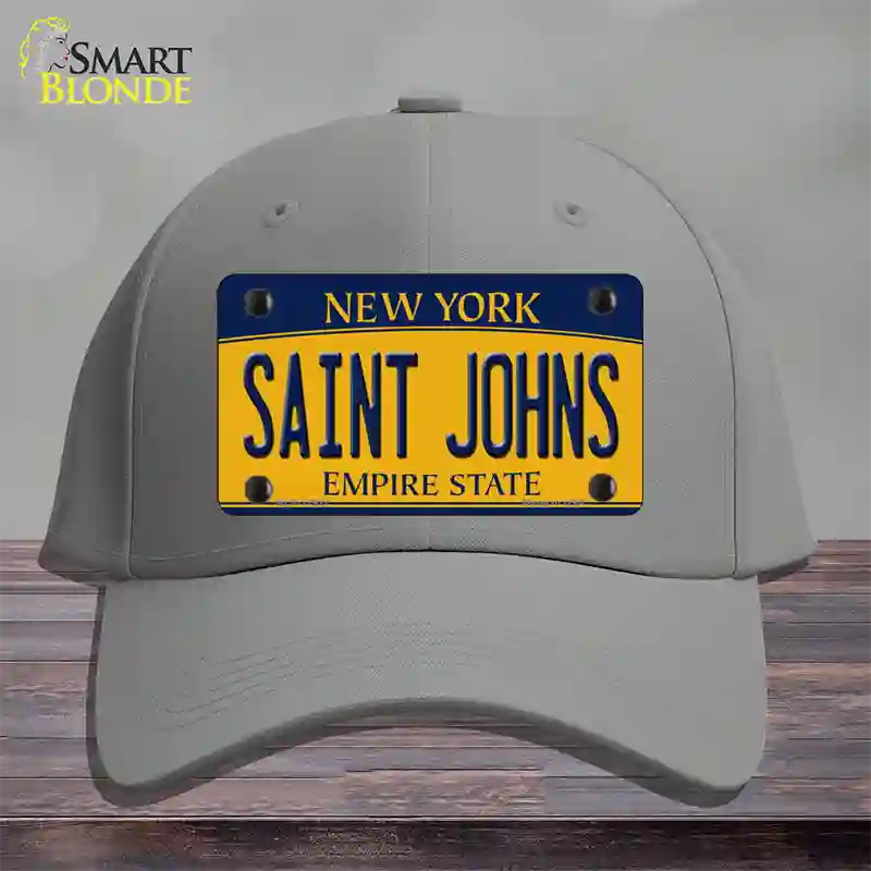 Saint Johns Novelty License Plate Hat Cotton / Gray