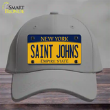 Saint Johns Novelty License Plate Hat Cotton / Gray