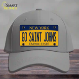 Go Saint Johns Novelty License Plate Hat Cotton / Gray