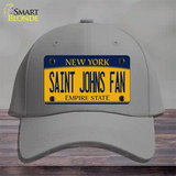 Saint Johns Fan Novelty License Plate Hat Cotton / Gray