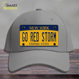 Go Red Storm Novelty License Plate Hat Cotton / Gray