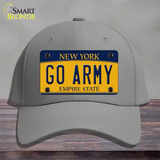 Go Army Novelty License Plate Hat Cotton / Gray