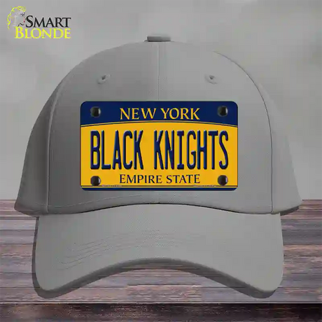 Black Knights Novelty License Plate Hat Cotton / Gray