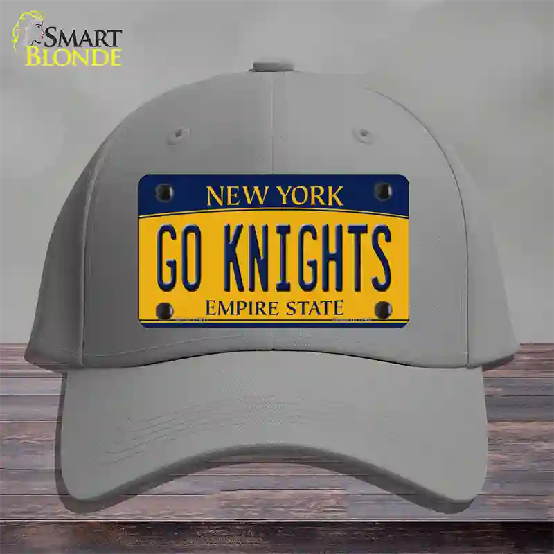 Go Black Knights Novelty License Plate Hat Cotton / Gray