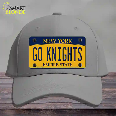 Go Black Knights Novelty License Plate Hat Cotton / Gray