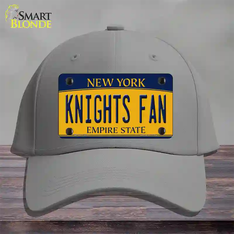 Black Knights Fan Novelty License Plate Hat Cotton / Gray