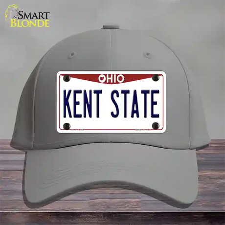 Kent State Novelty License Plate Hat Cotton / Gray