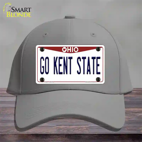 Go Kent State Novelty License Plate Hat Cotton / Gray