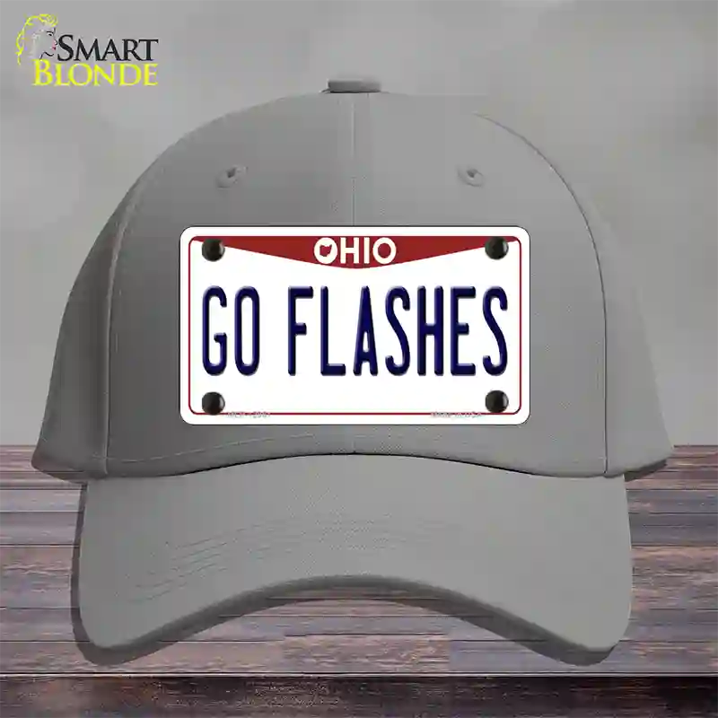 Go Flashes Novelty License Plate Hat Cotton / Gray