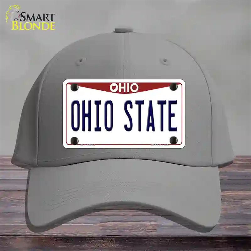 Ohio State Univ Novelty License Plate Hat Cotton / Gray