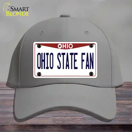 Ohio State Fan Novelty License Plate Hat Cotton / Gray