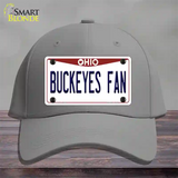 Buckeyes Fan Novelty License Plate Hat Cotton / Gray